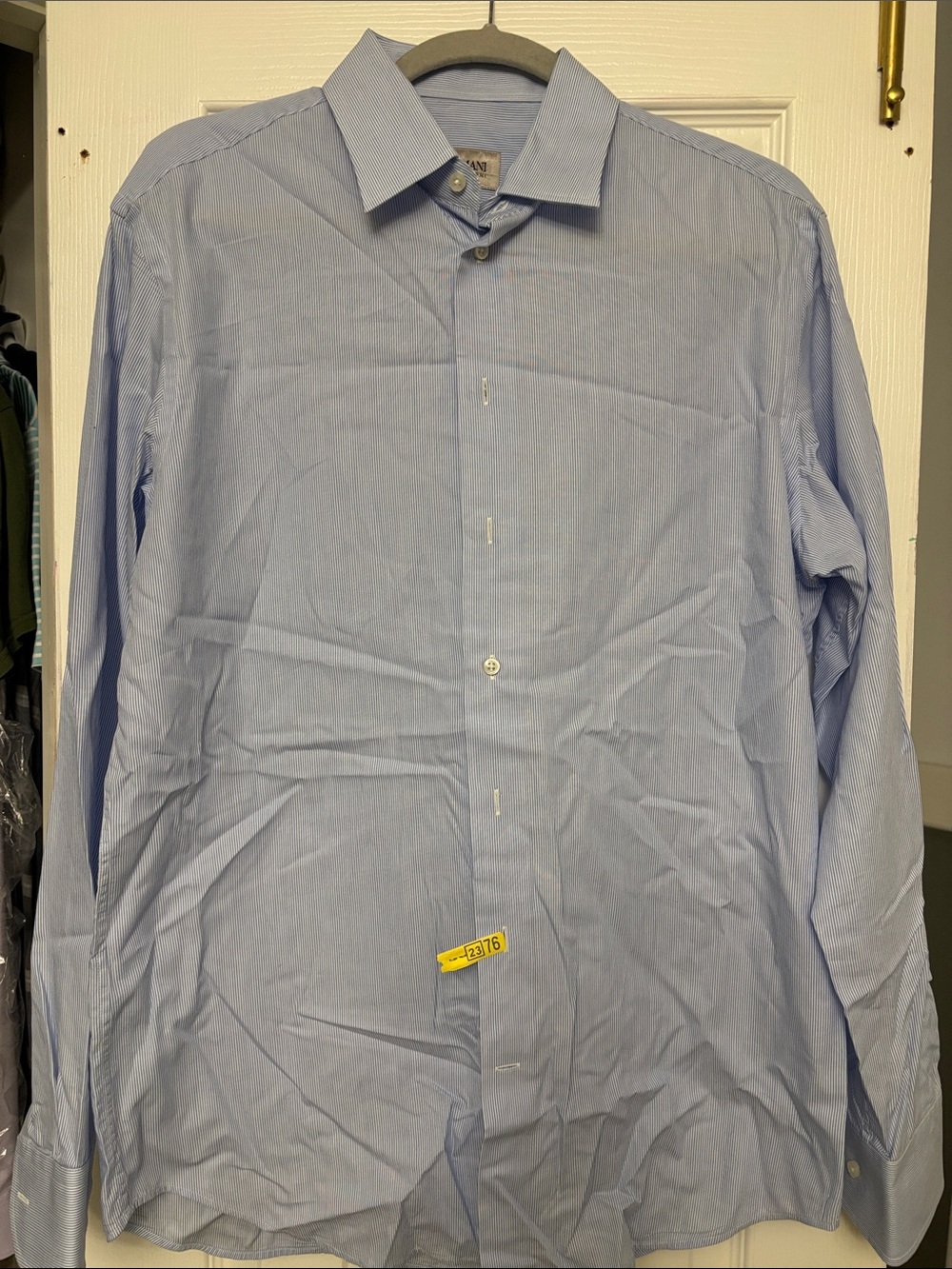Armani Collezioni Light Blue Dress Shirt - Long Sleeve